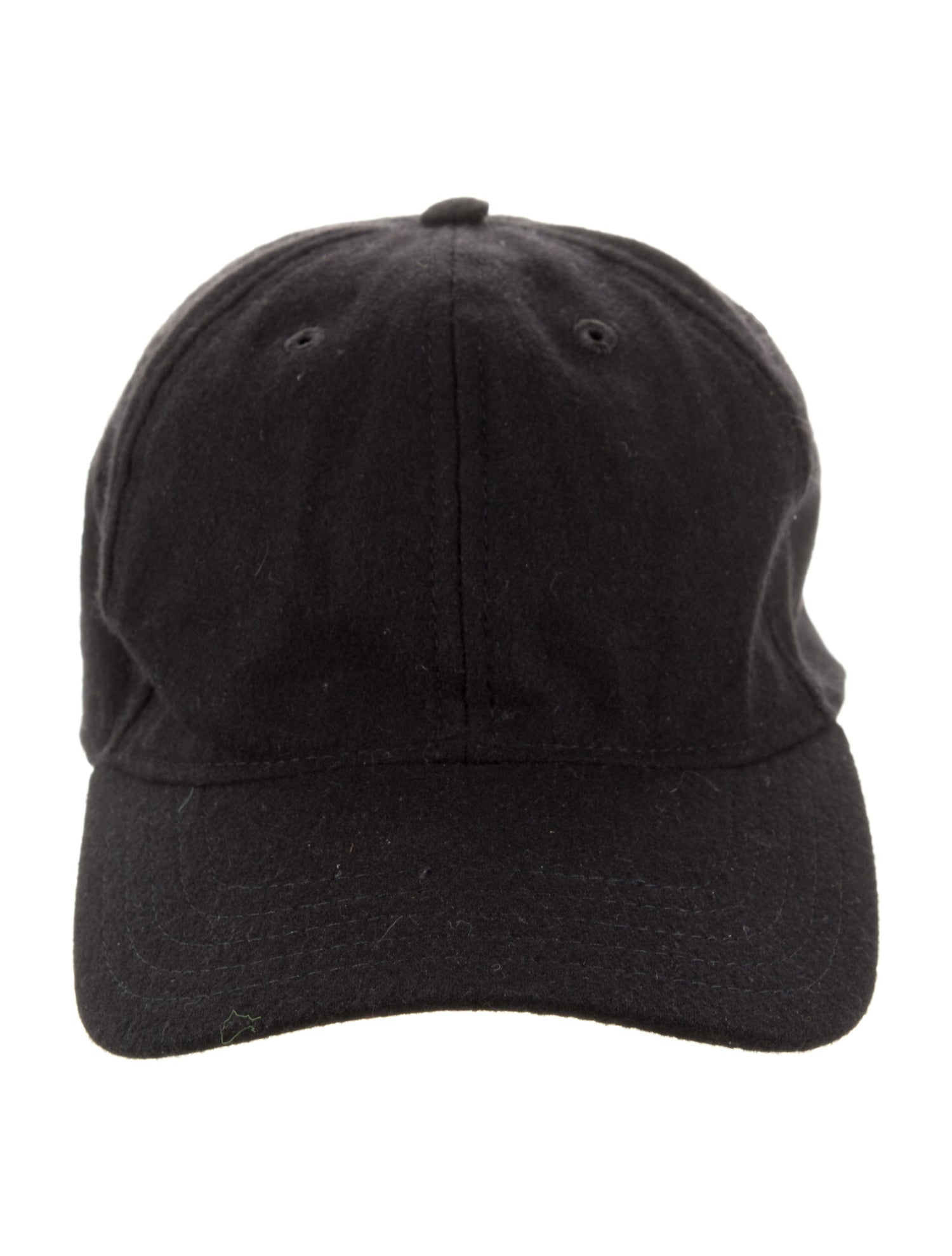 DIOR MEN Solid Cashmere Baseball Hat