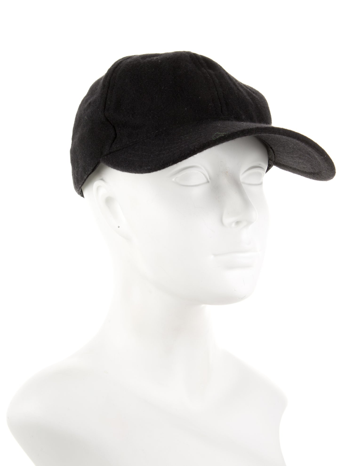 DIOR MEN Solid Cashmere Baseball Hat