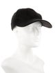 DIOR MEN Solid Cashmere Baseball Hat