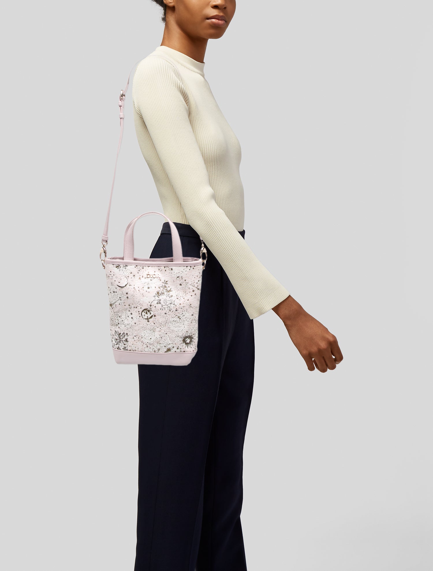 Christian Dior Canvas Top Handle Bag