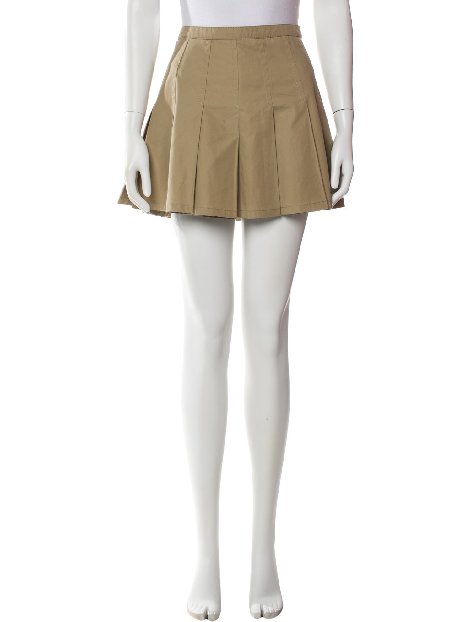 Christian Dior Pleated Accents Mini Skirt