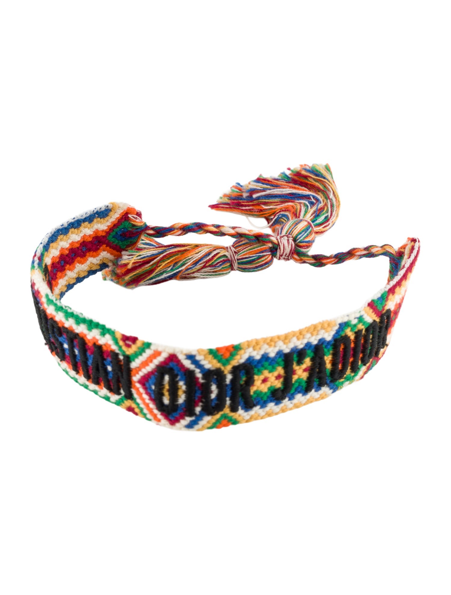 Christian Dior Cotton Rainbow J'Adior Friendship Bracelet