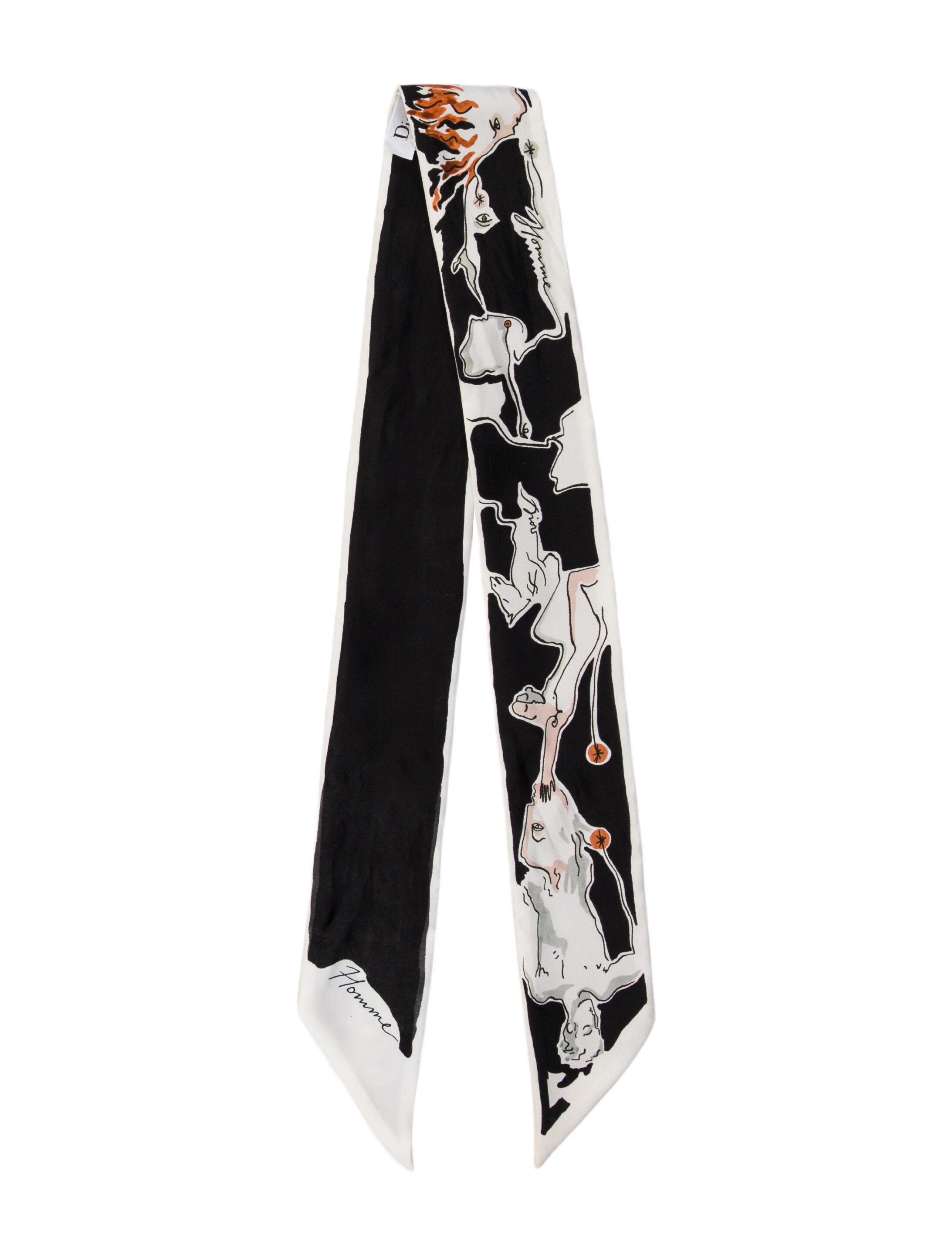 Christian Dior Silk Printed Bandeau