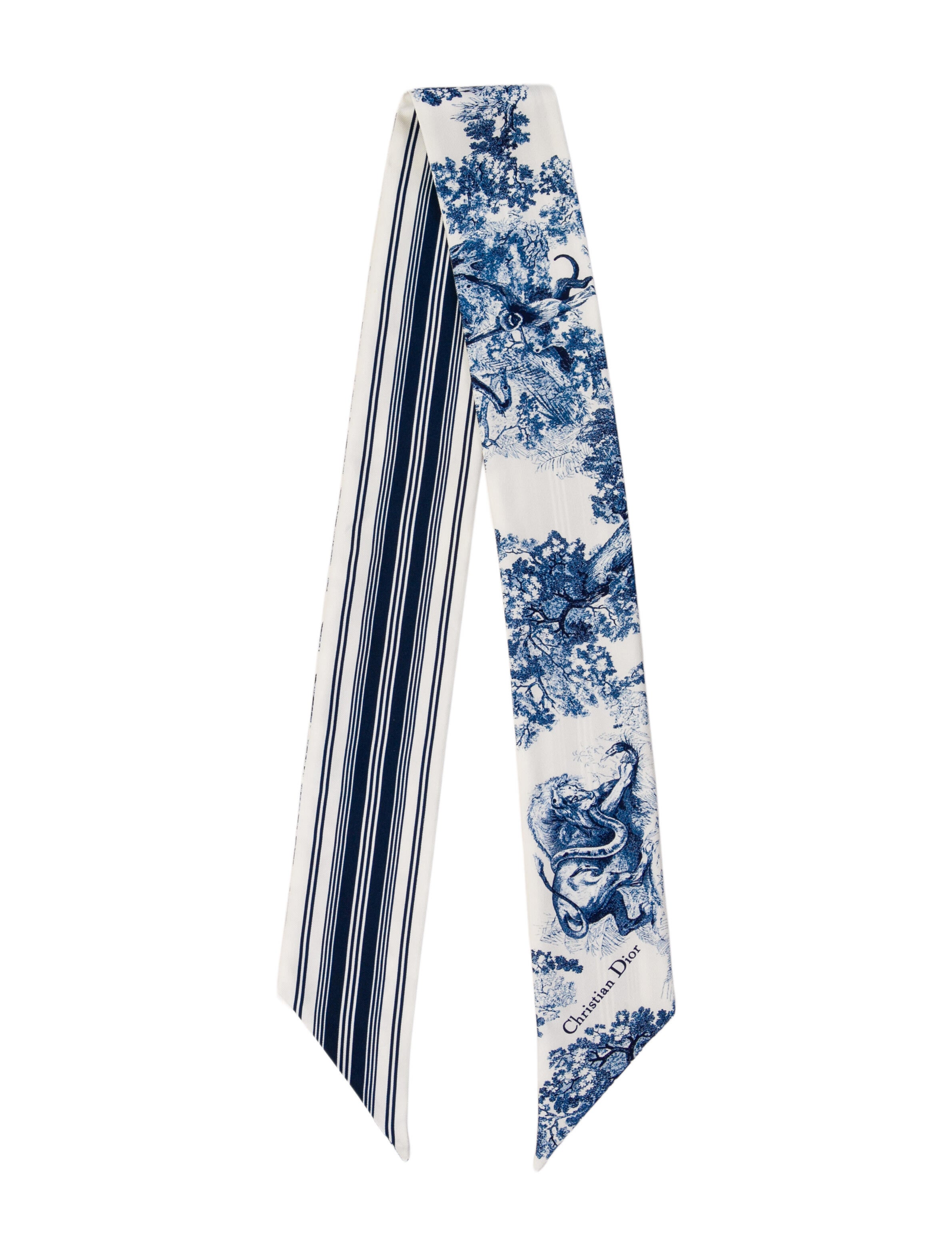 Christian Dior Silk Printed Bandeau