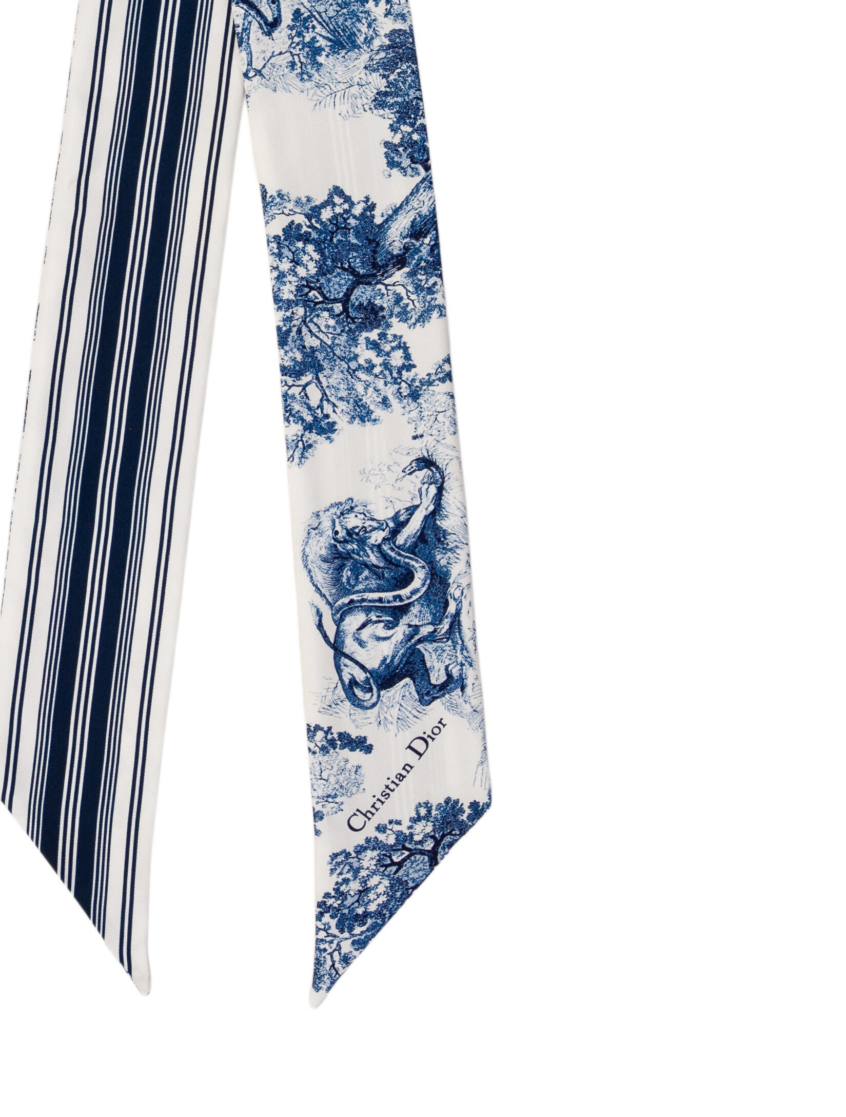 Christian Dior Silk Printed Bandeau