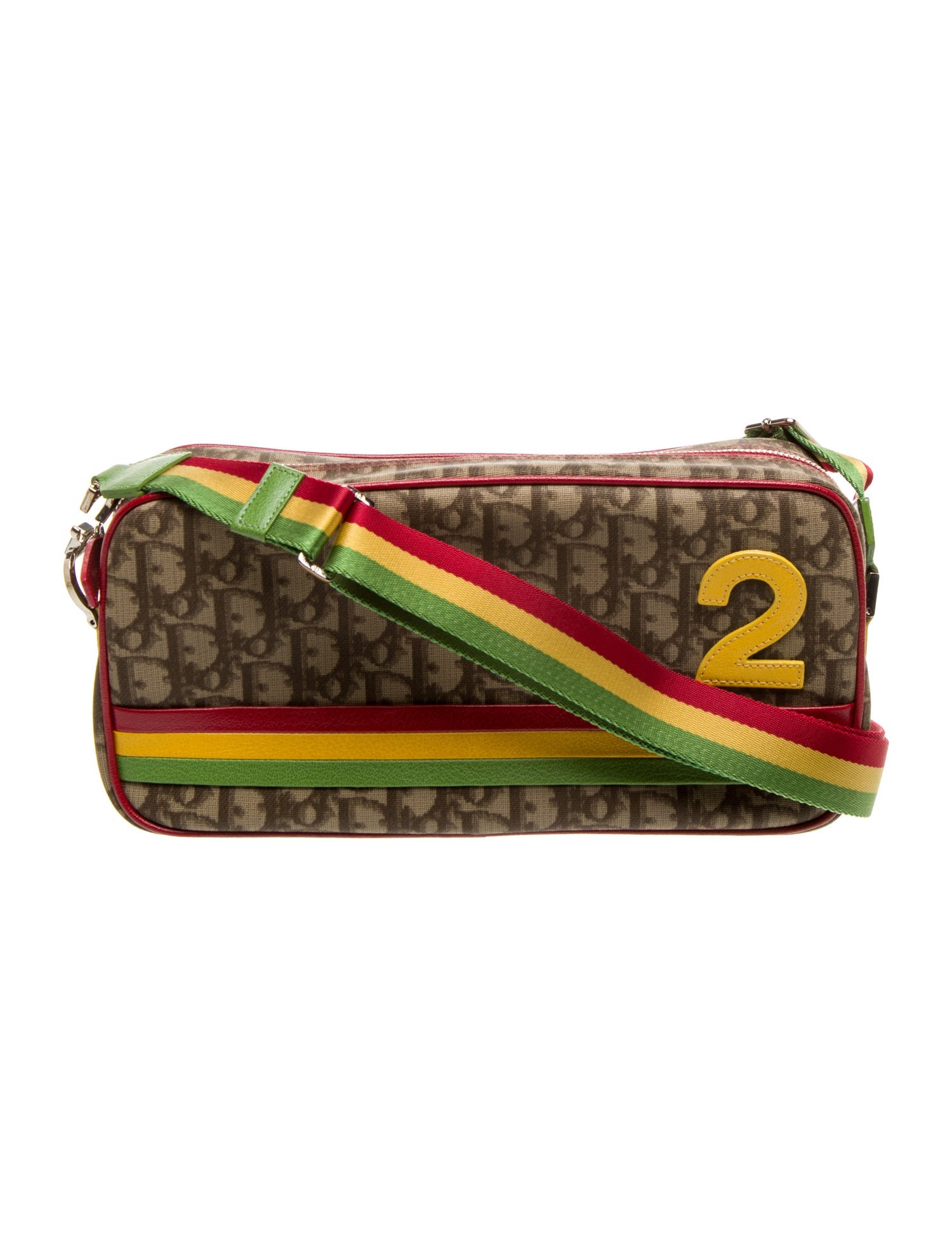Christian Dior Diorissimo Rasta Shoulder Bag