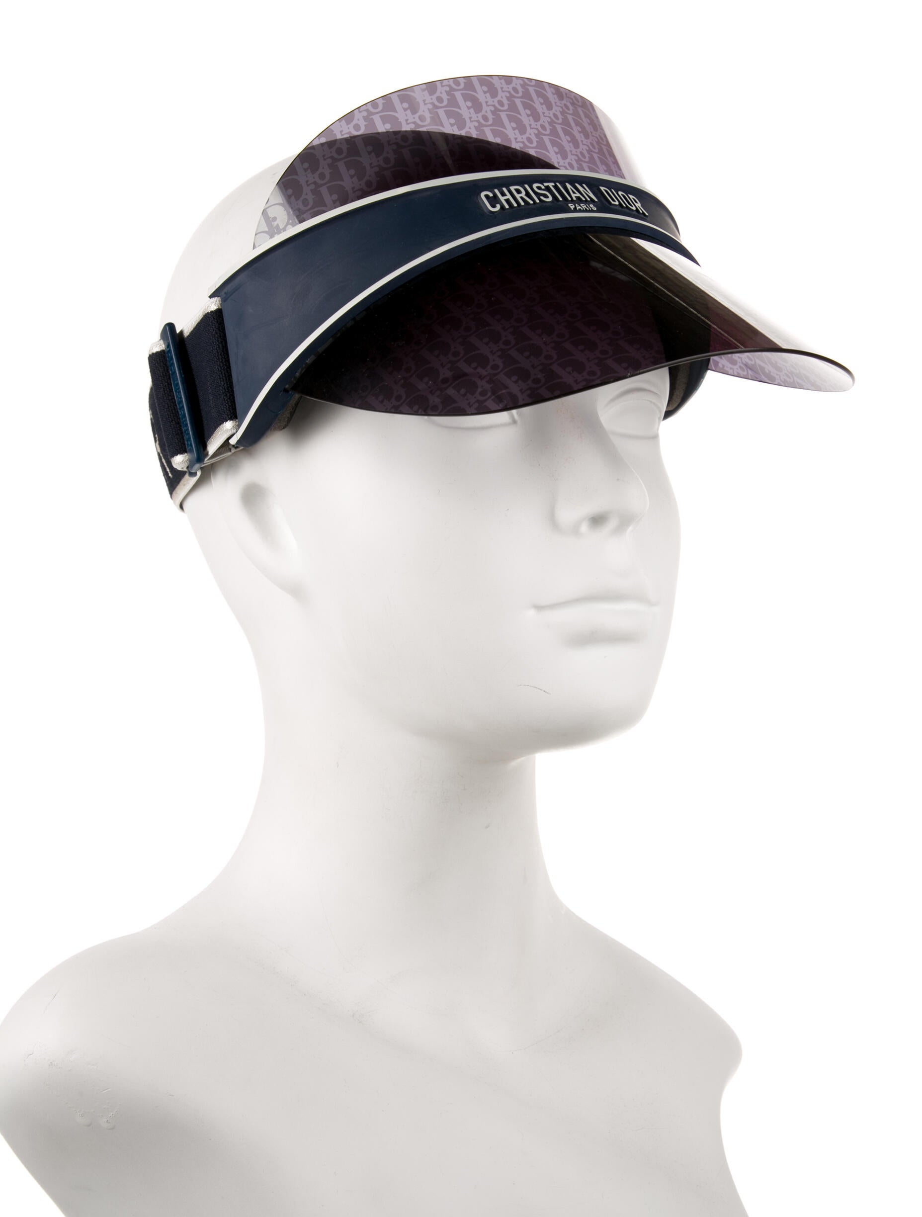 Christian Dior Pattern Print Sun Visor Hat