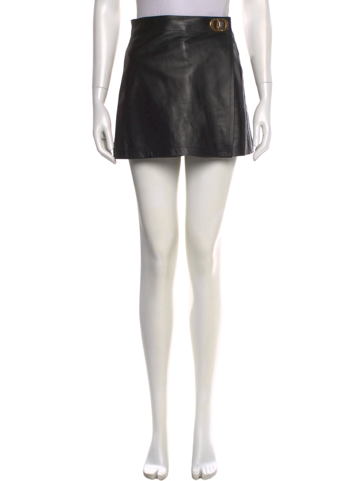 Christian Dior Leather Mini Shorts