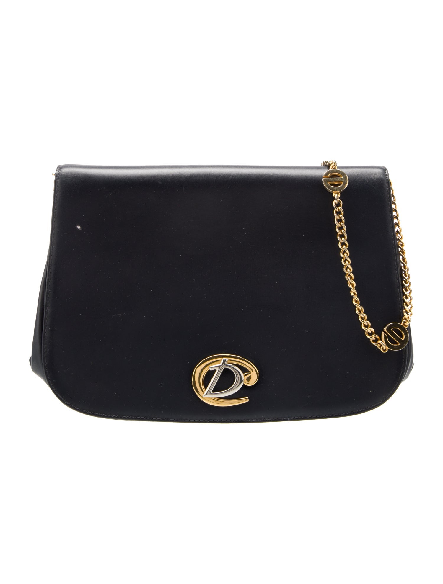 Christian Dior Leather Shoulder Bag Vintage