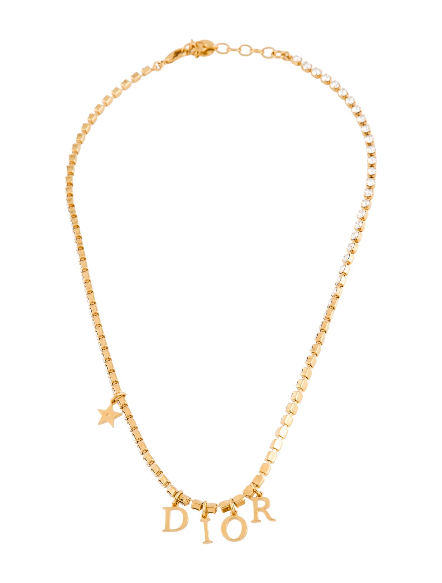 Christian Dior Crystal Dio(r)evolution Station Necklace