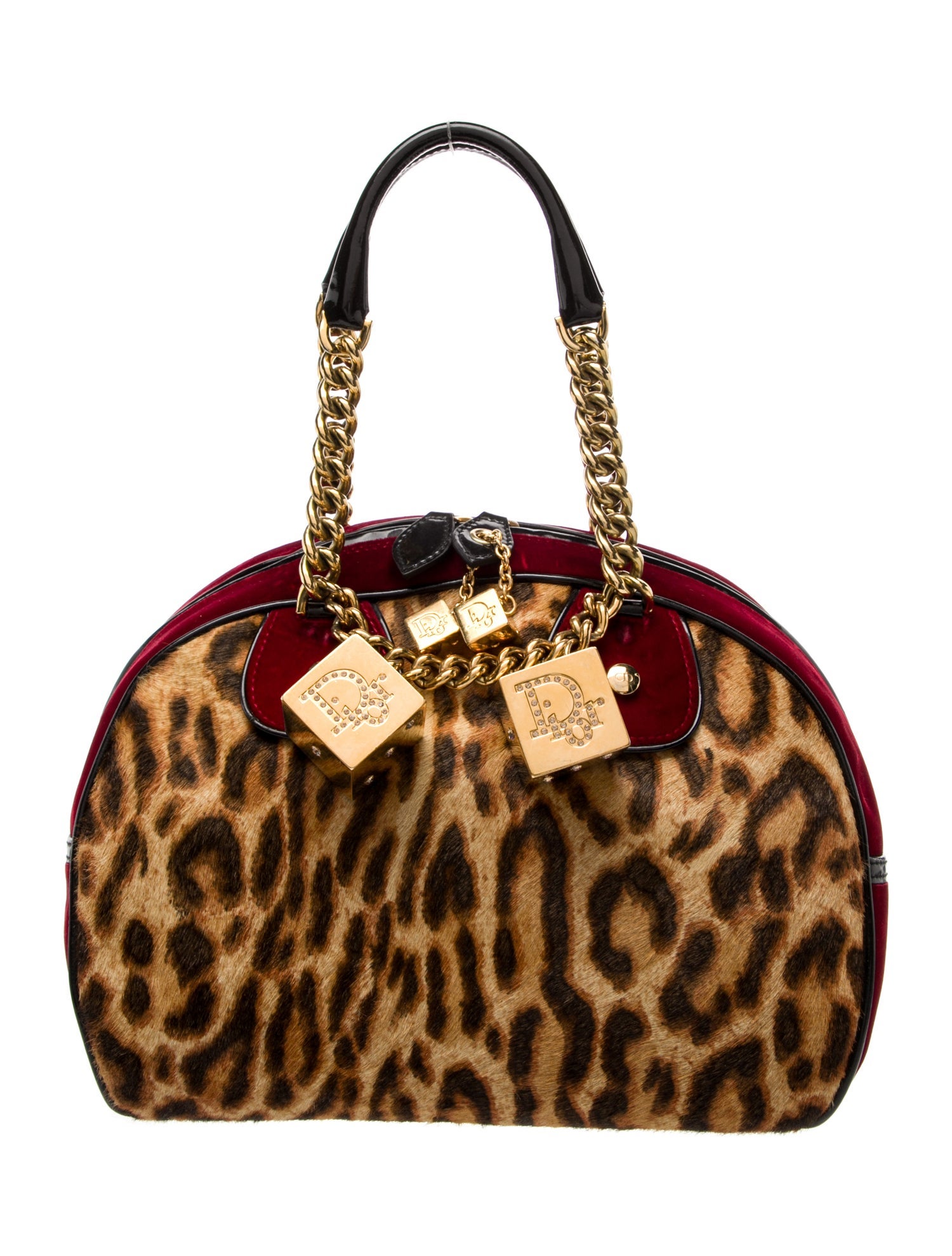 Christian Dior Ponyhair Top Handle Bag