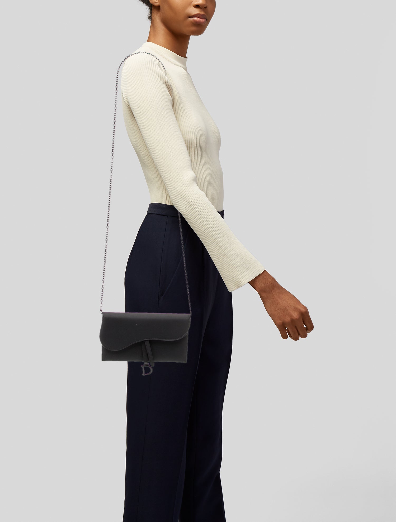 Christian Dior Leather Saddle