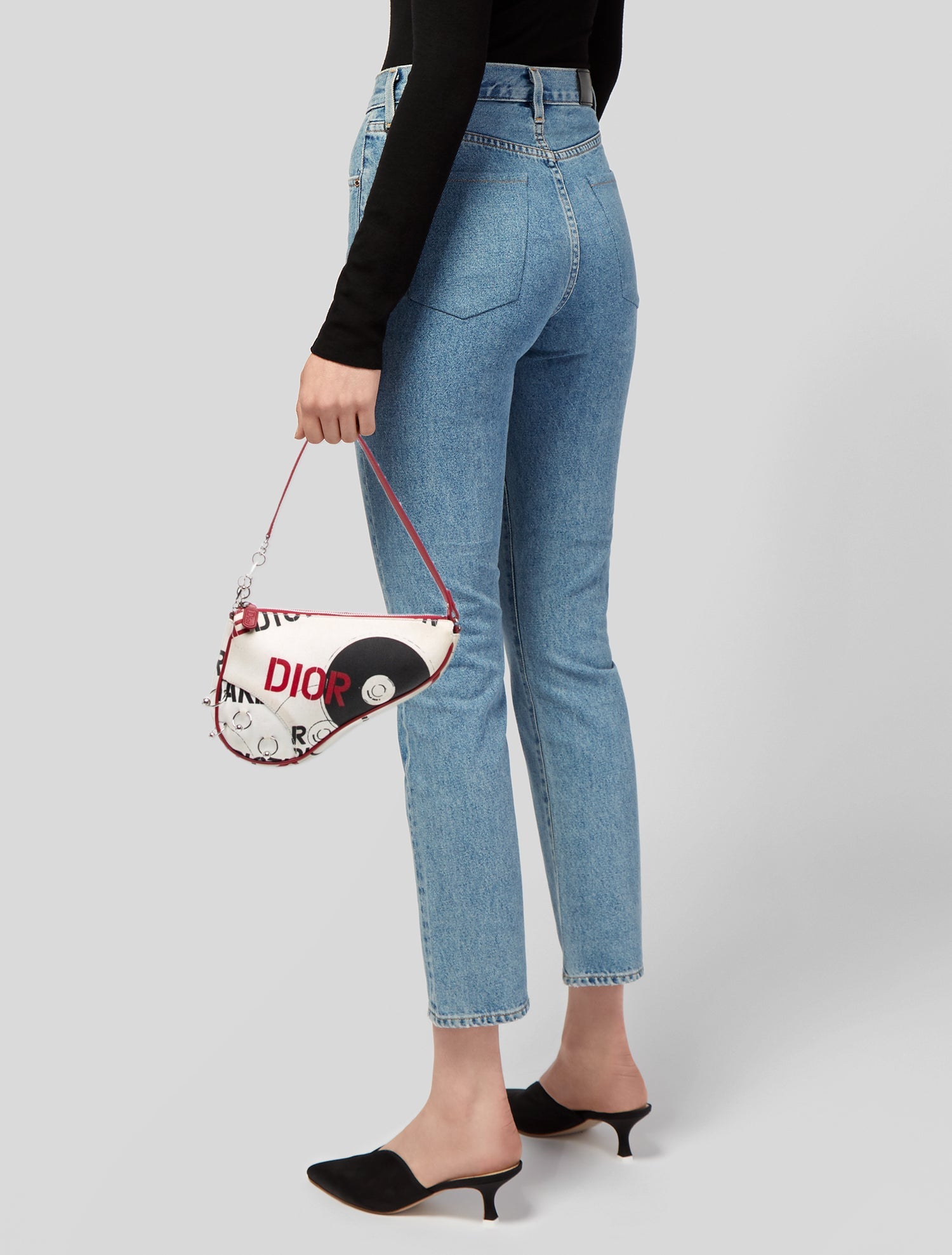 Christian Dior Canvas Saddle