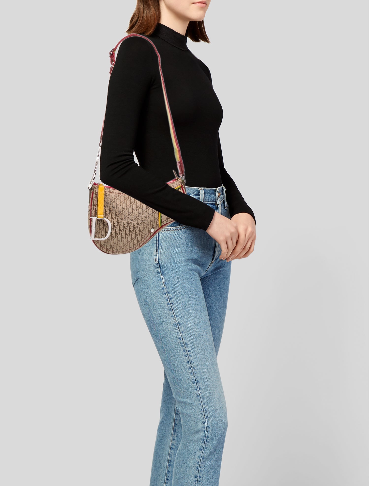 Christian Dior Diorissimo Rasta Shoulder Bag