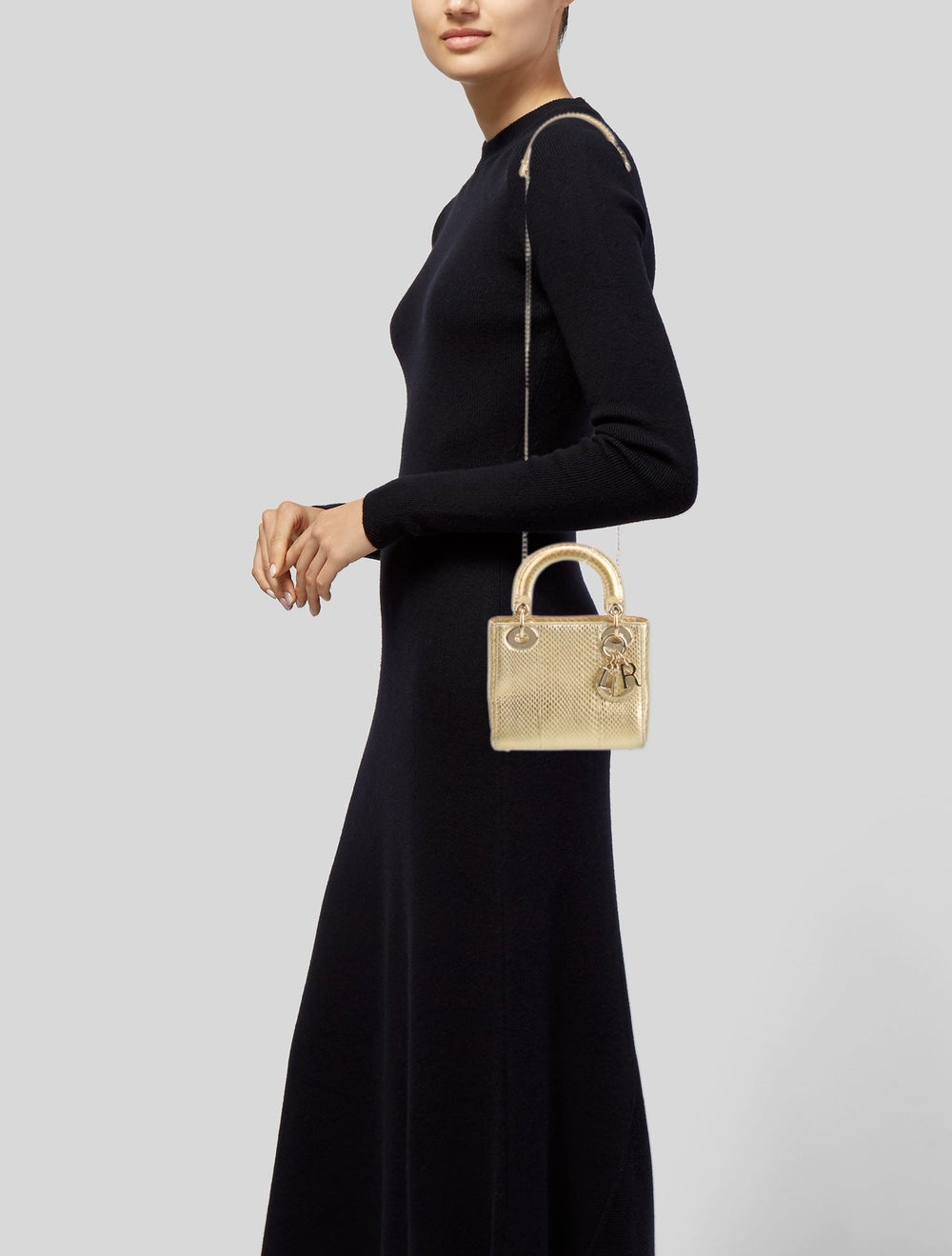 Christian Dior Python Lady Dior Mini - image 2