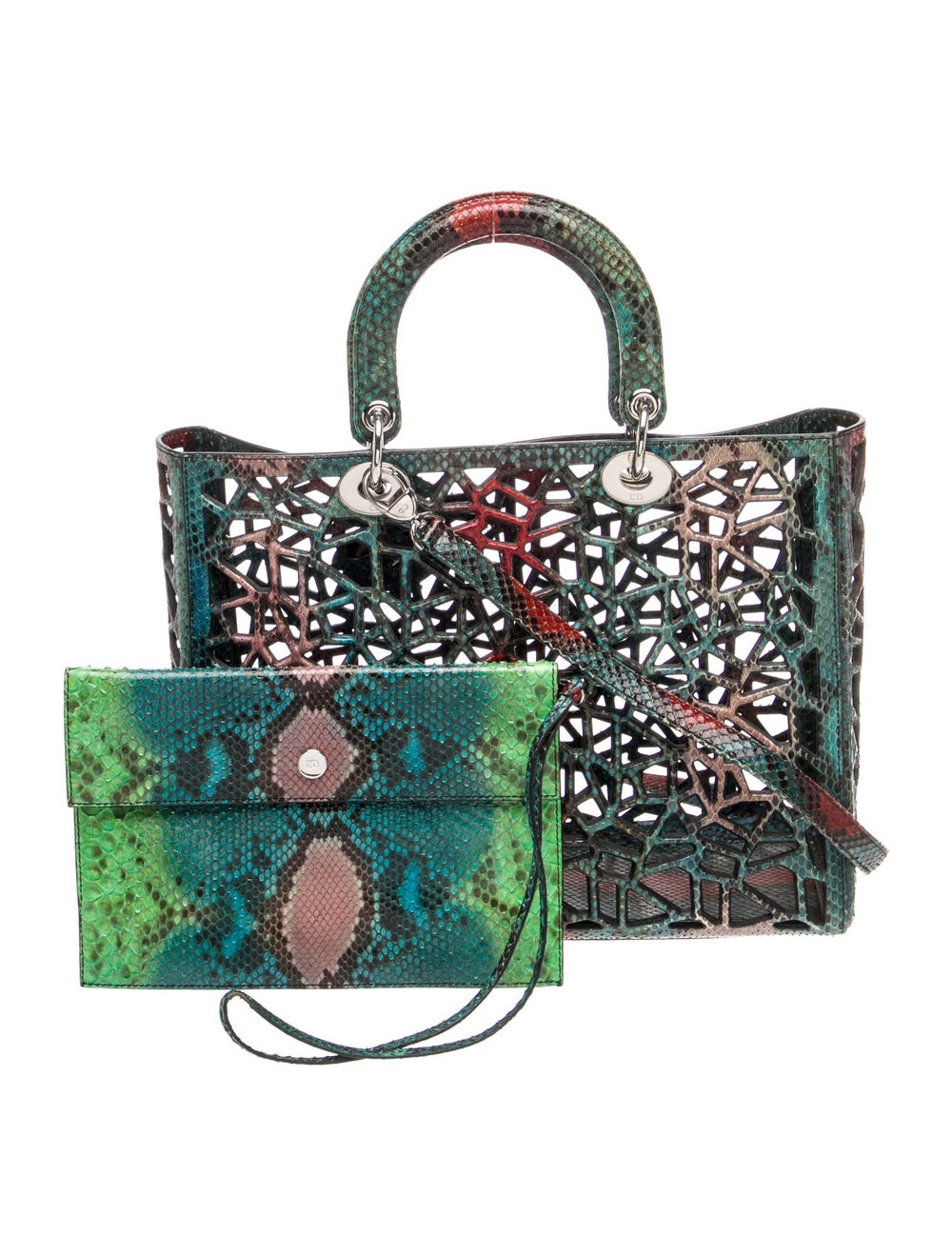 Christian Dior Python Lady Dior - image 4