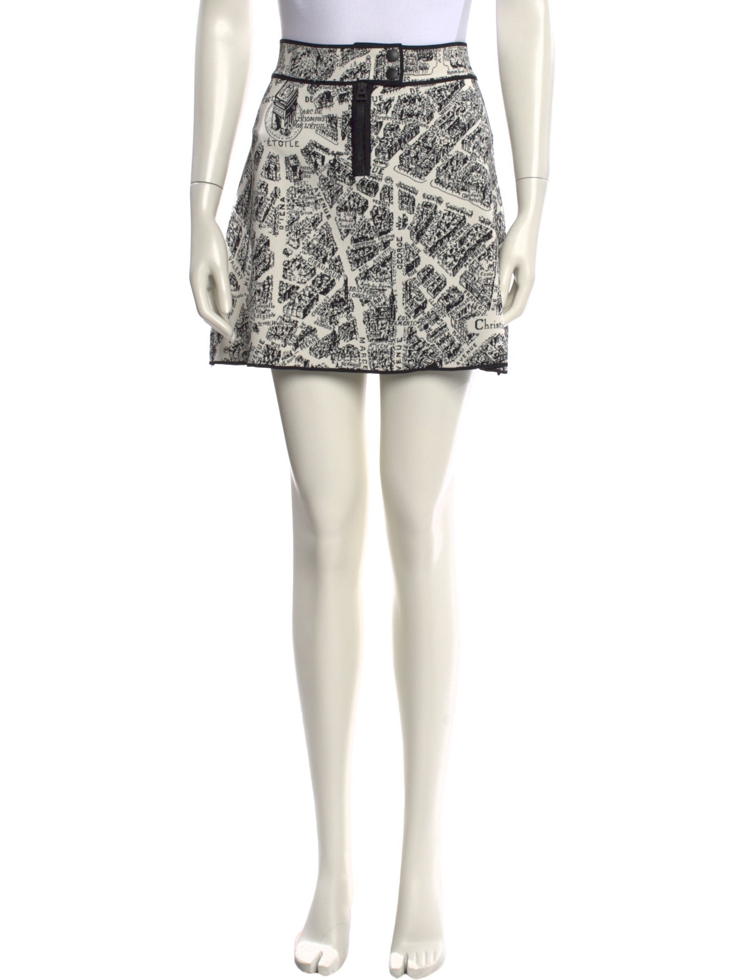 Christian Dior Printed Mini Skirt