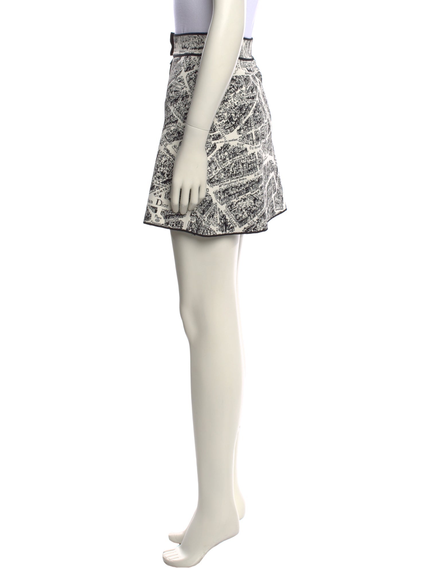 Christian Dior Printed Mini Skirt