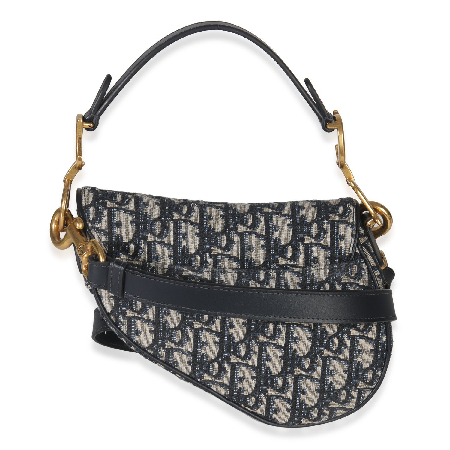 Christian Dior Oblique Jacquard Saddle Mini
