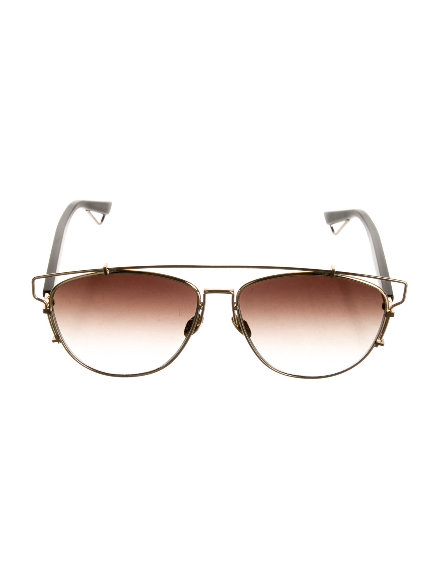 Christian Dior DiorTechnology Aviator Sunglasses