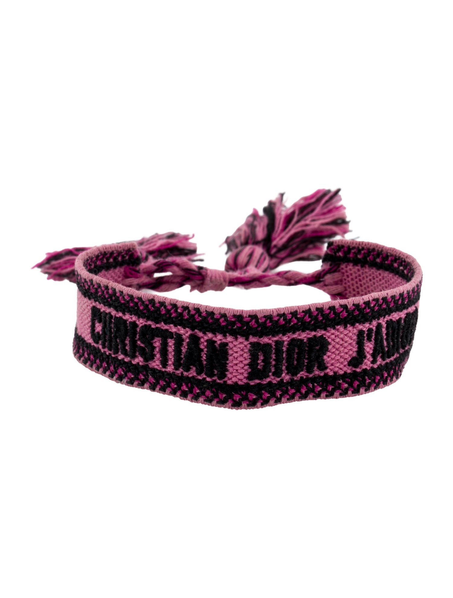 Christian Dior Cotton Thread Woven J'Adior Friendship Bangle Bracelet