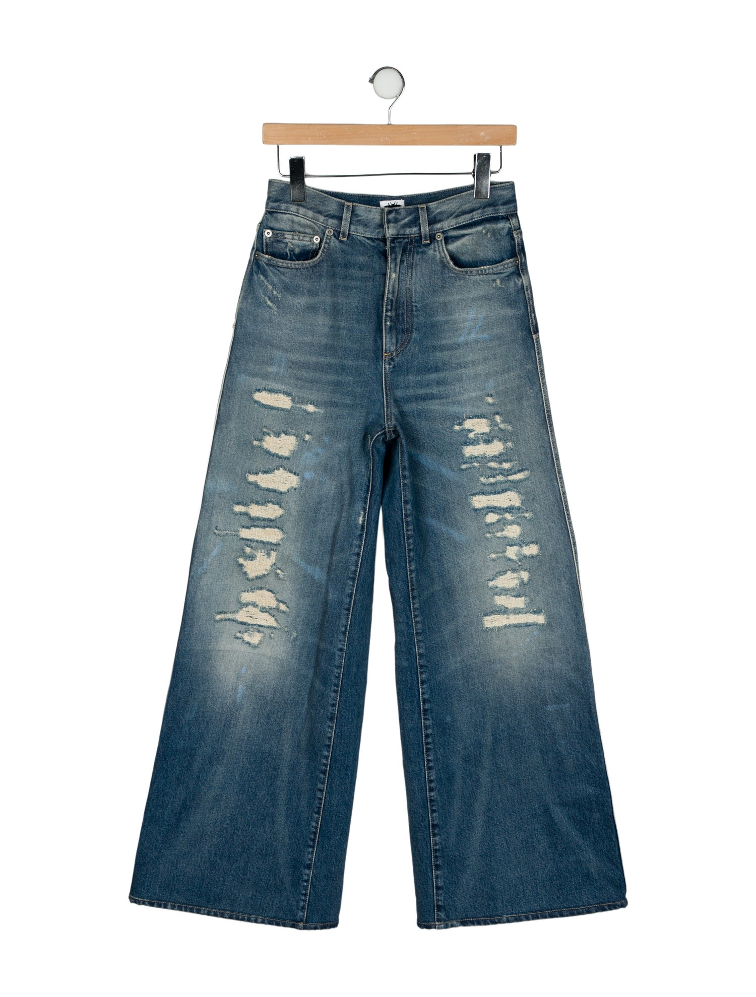 Christian Dior High-Rise Wide Leg Jeans