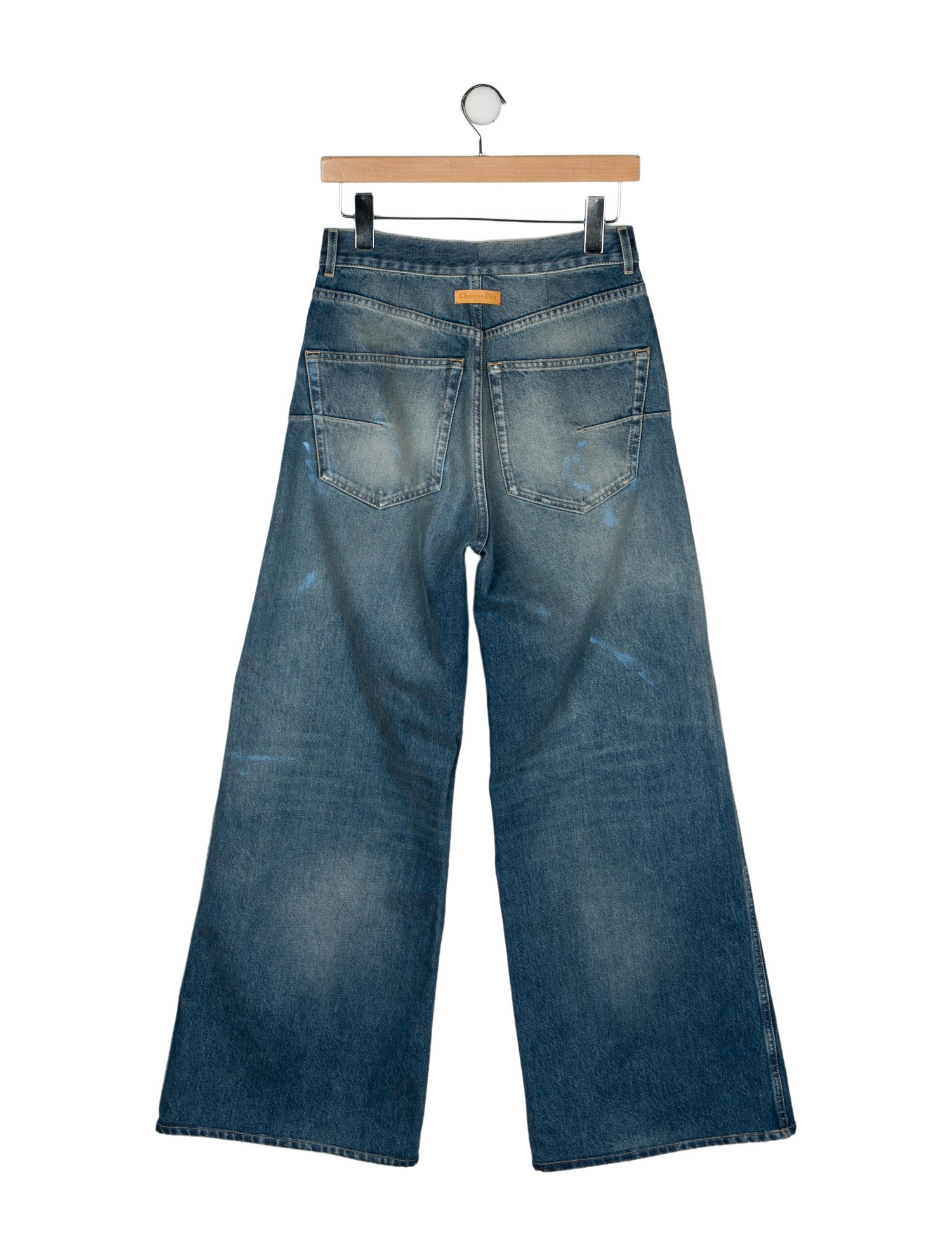 Christian Dior High-Rise Wide Leg Jeans