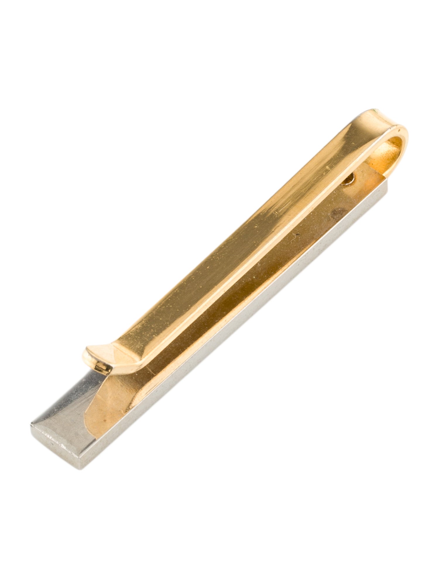 Christian Dior Vintage Two-Tone Tie Clip