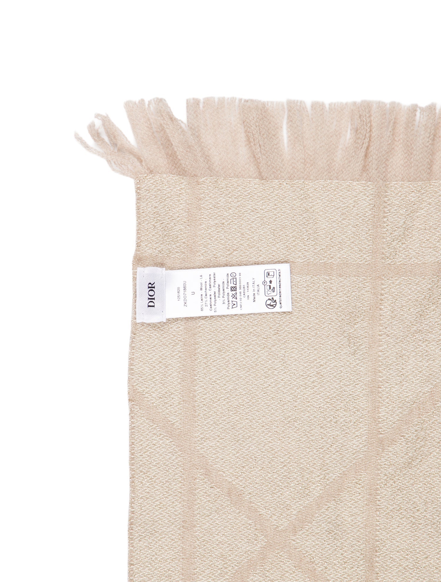 Christian Dior Wool Throw Blanket