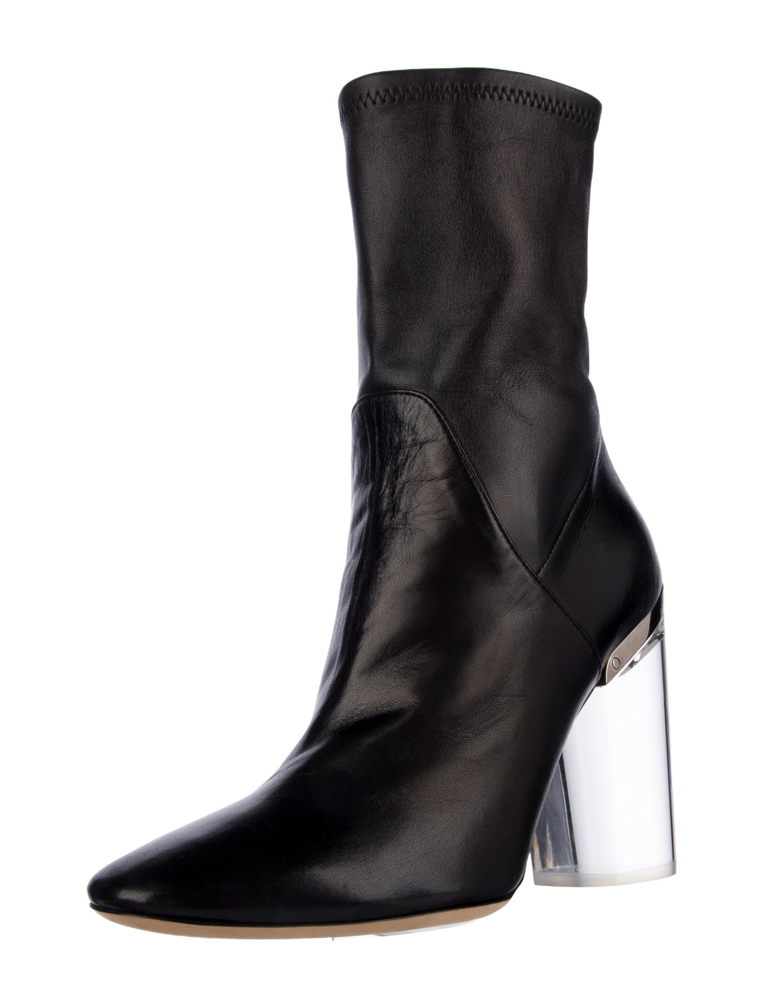 Christian Dior Leather Sock Boots