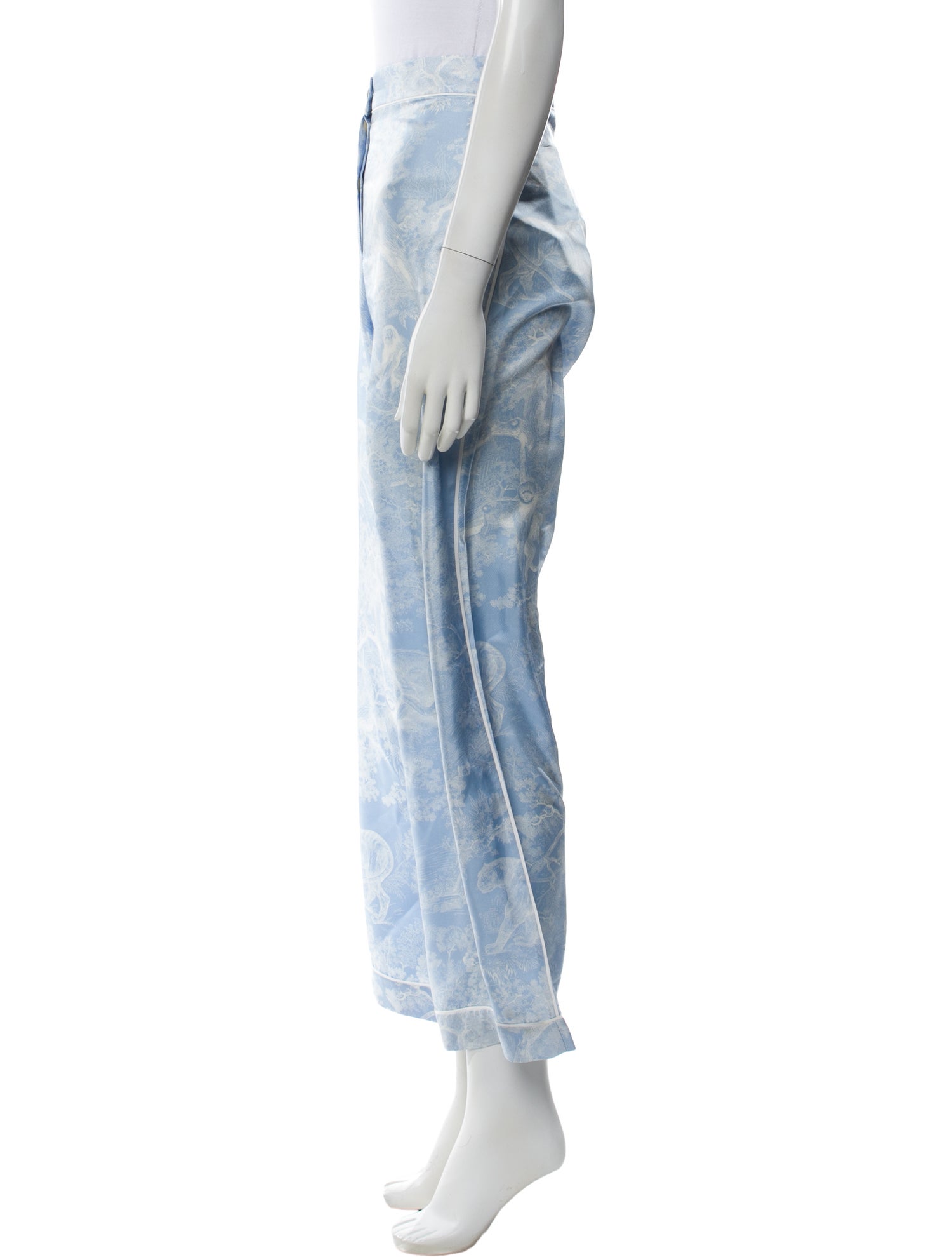 Christian Dior Silk Printed Pajamas