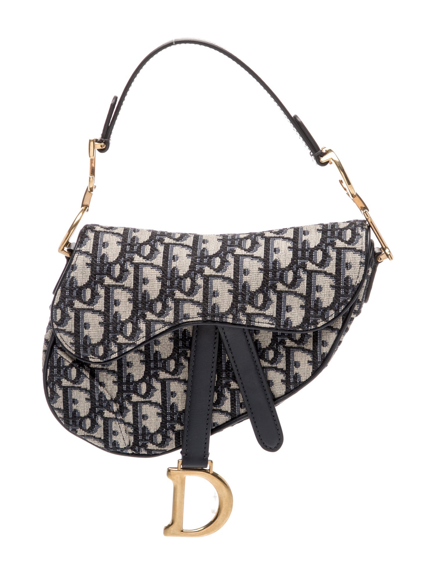 Christian Dior Oblique Jacquard Oblique Saddle Mini