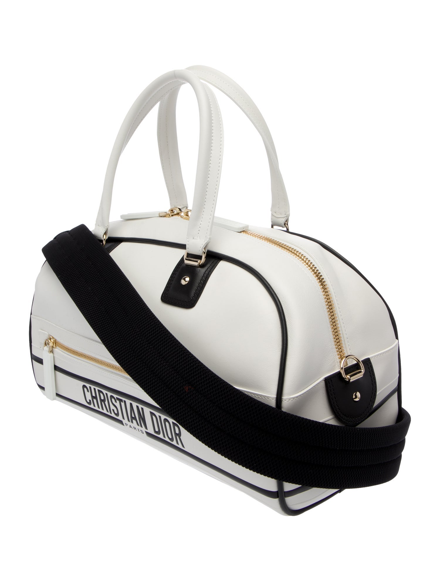 Christian Dior Leather Vibe Small - White Handle Bags, Handbags