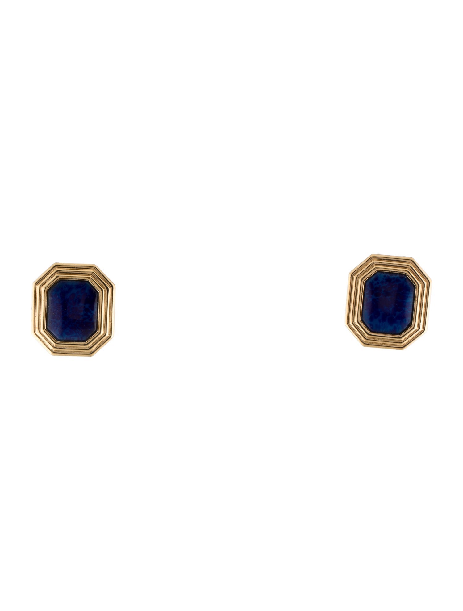 Christian Dior Vintage Resin Clip-On Earrings