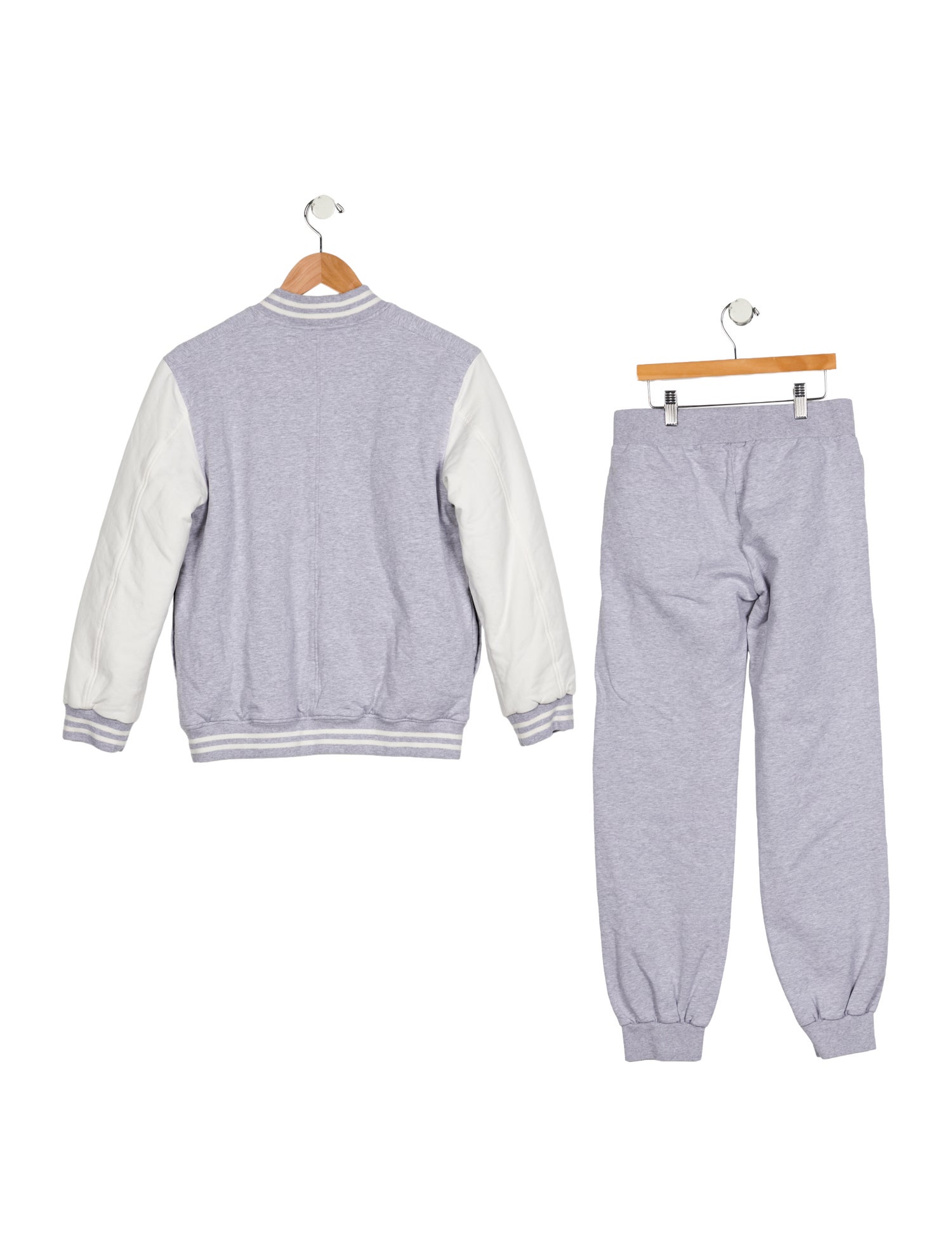 Christian Dior Grey and White jacket and sweatpant set