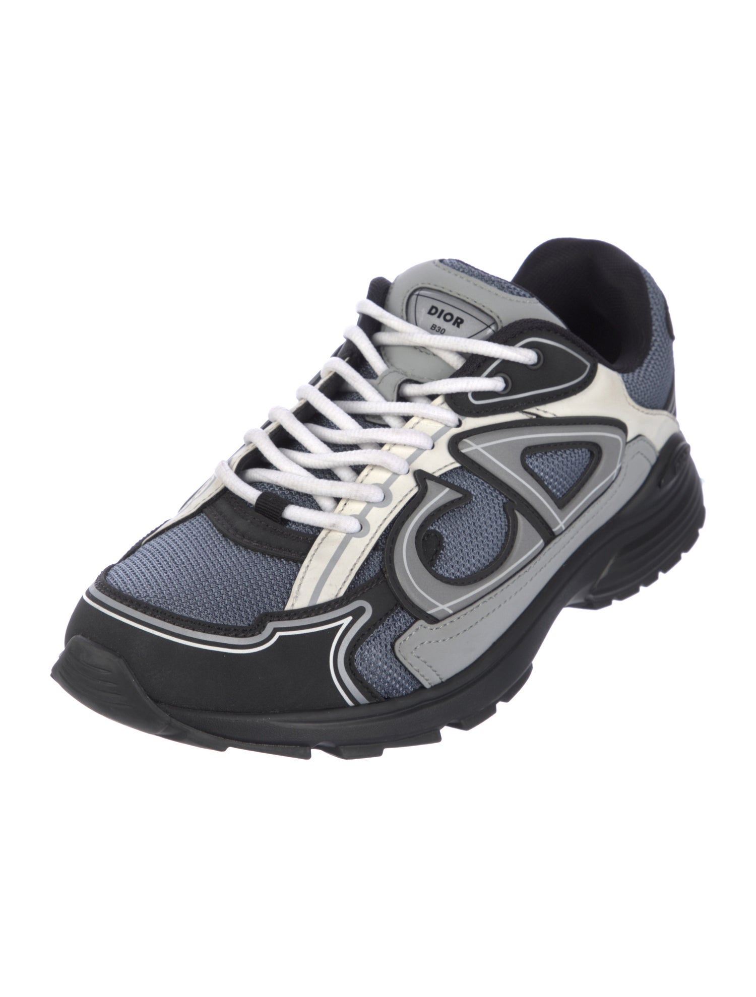 DIOR MEN B30 'Black Grey' Sneakers