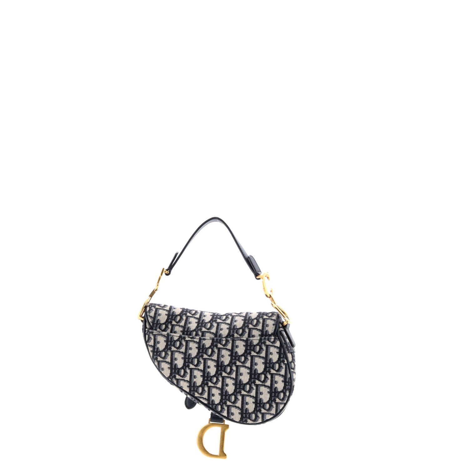 Christian Dior Canvas Saddle Bag