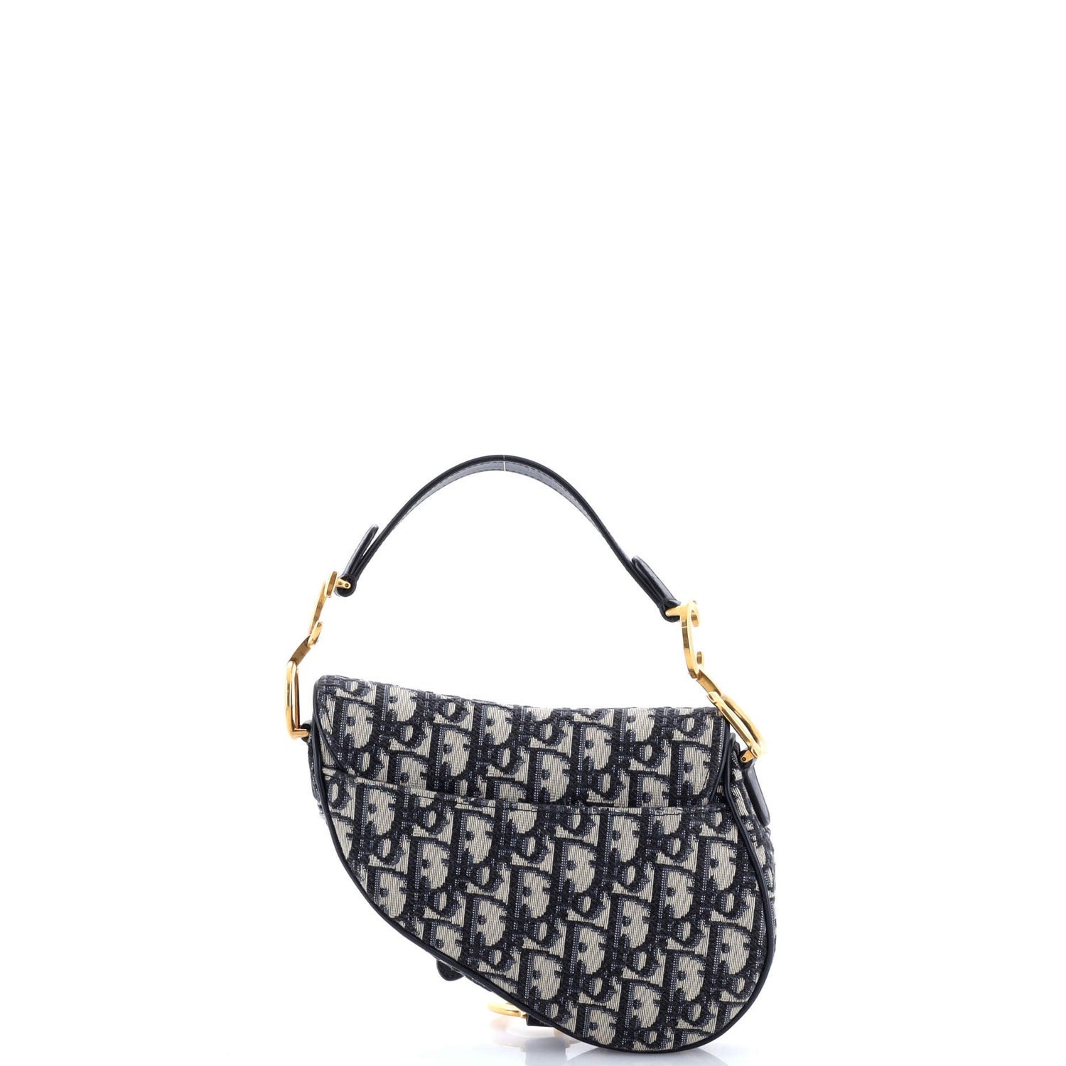 Christian Dior Canvas Saddle Bag