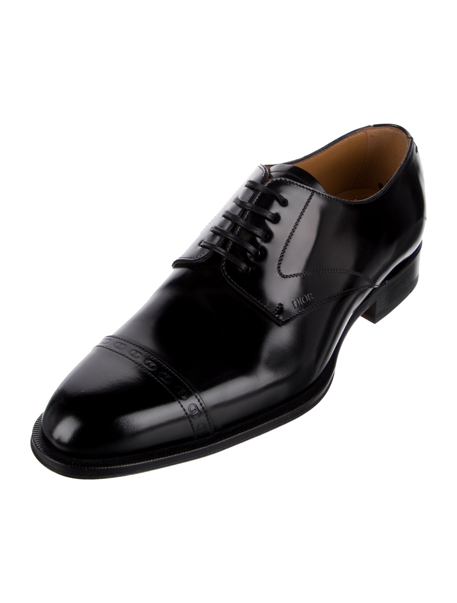 Christian Dior Patent Leather Derby Shoes