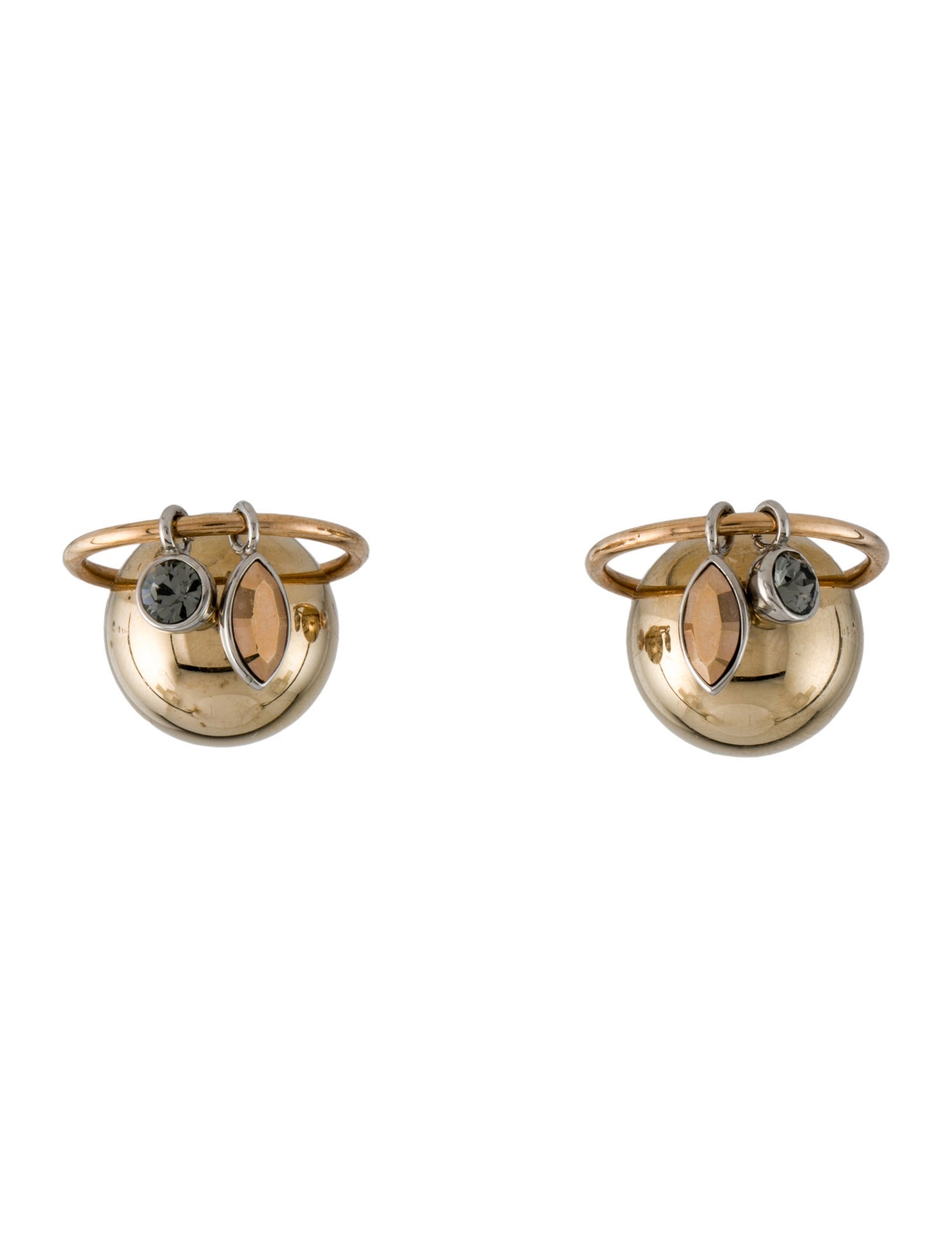 Christian Dior Crystal Stud Earrings