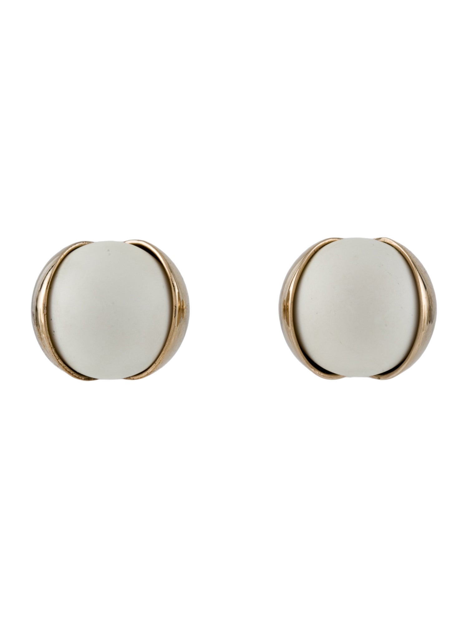 Christian Dior Resin & Lacquer Mise en Dior Stud Earrings