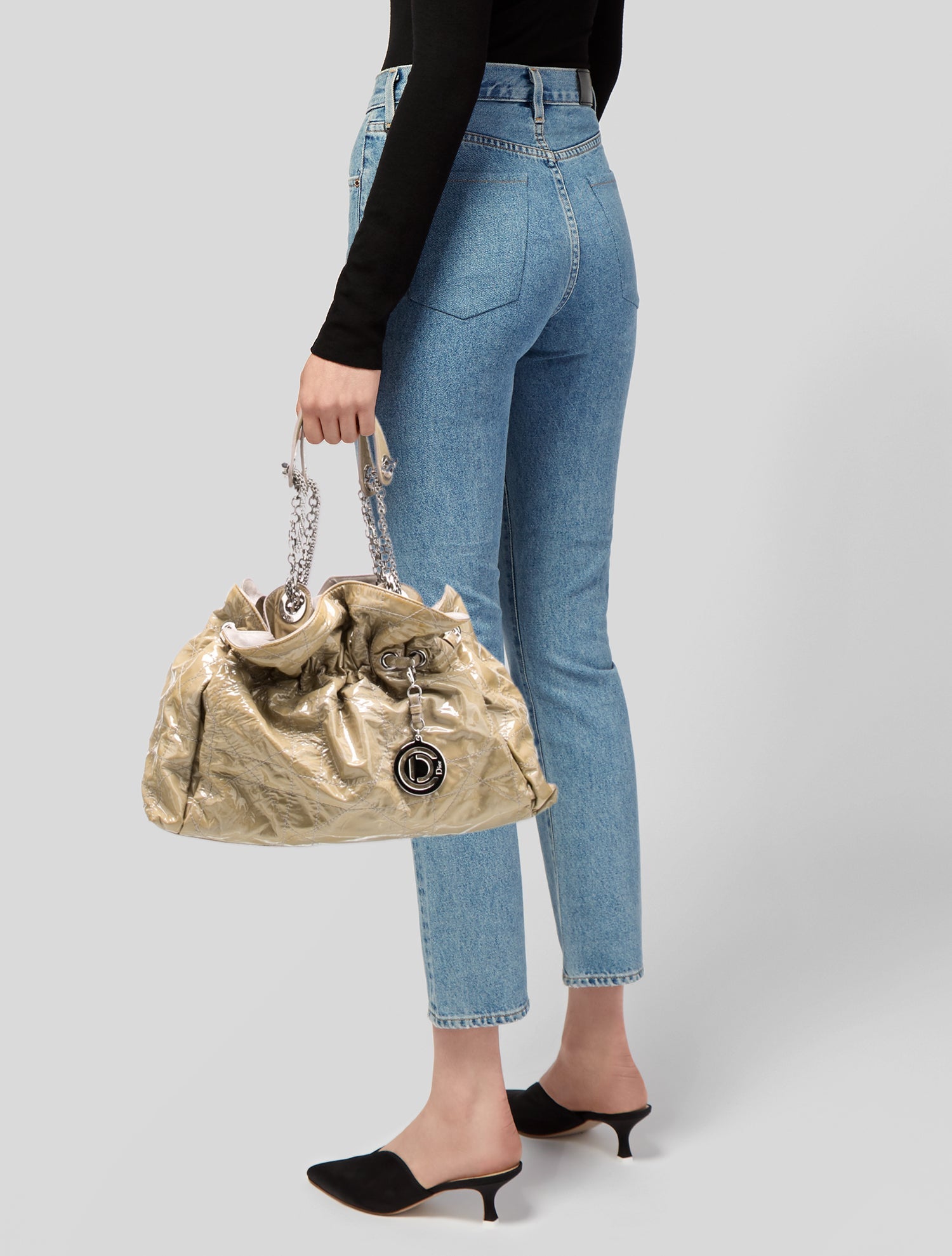 Christian Dior 2003 Vintage Street Chic Columbus Bag - Black