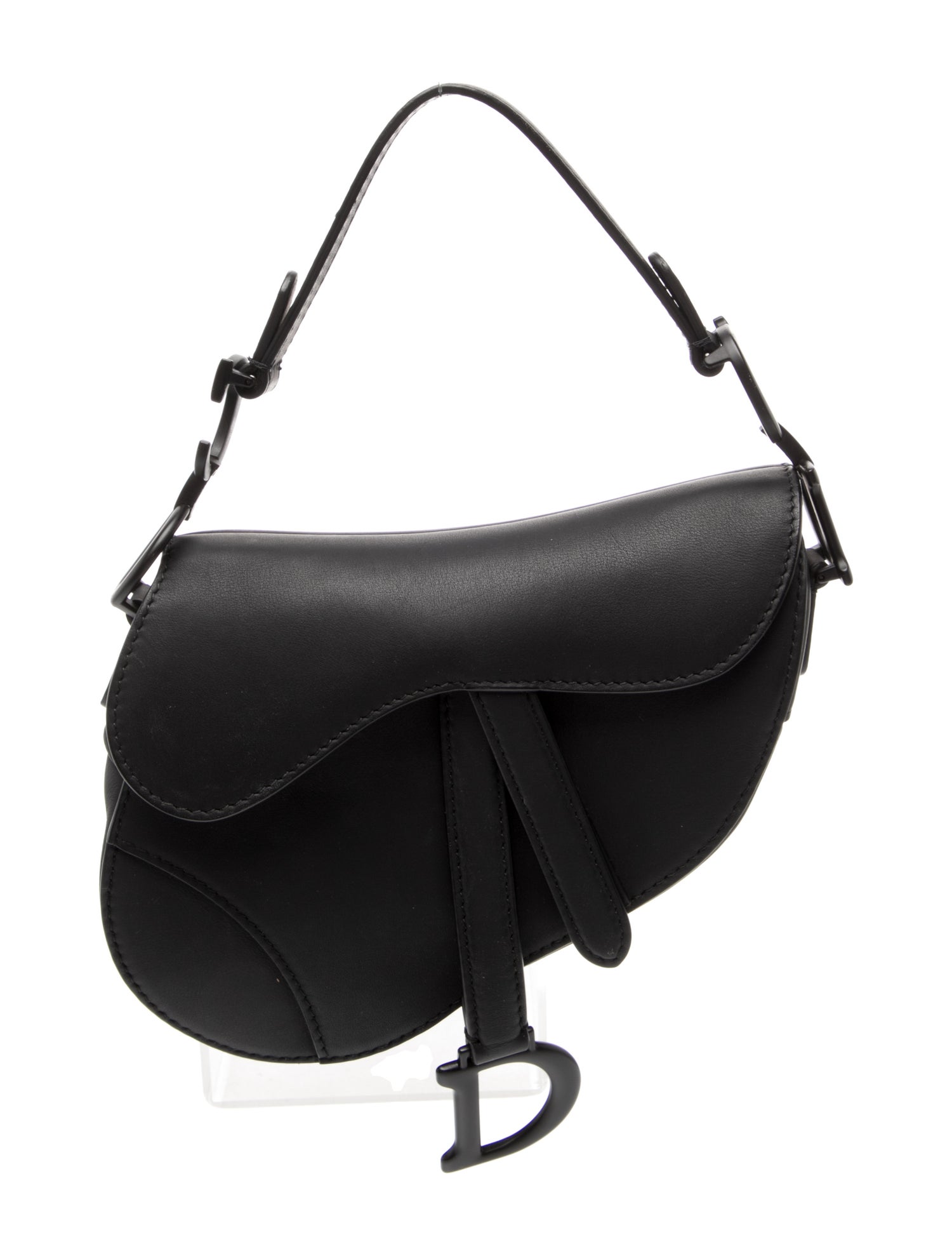 Christian Dior Leather Saddle Mini