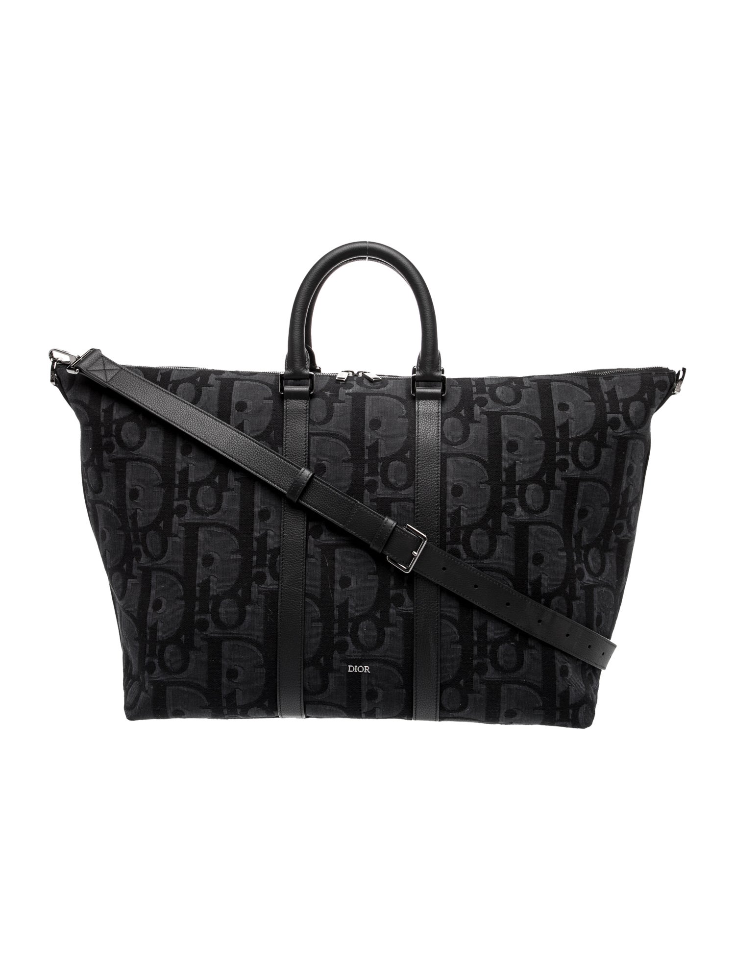 Christian Dior Oblique Jacquard Weekender Bag 40 2023