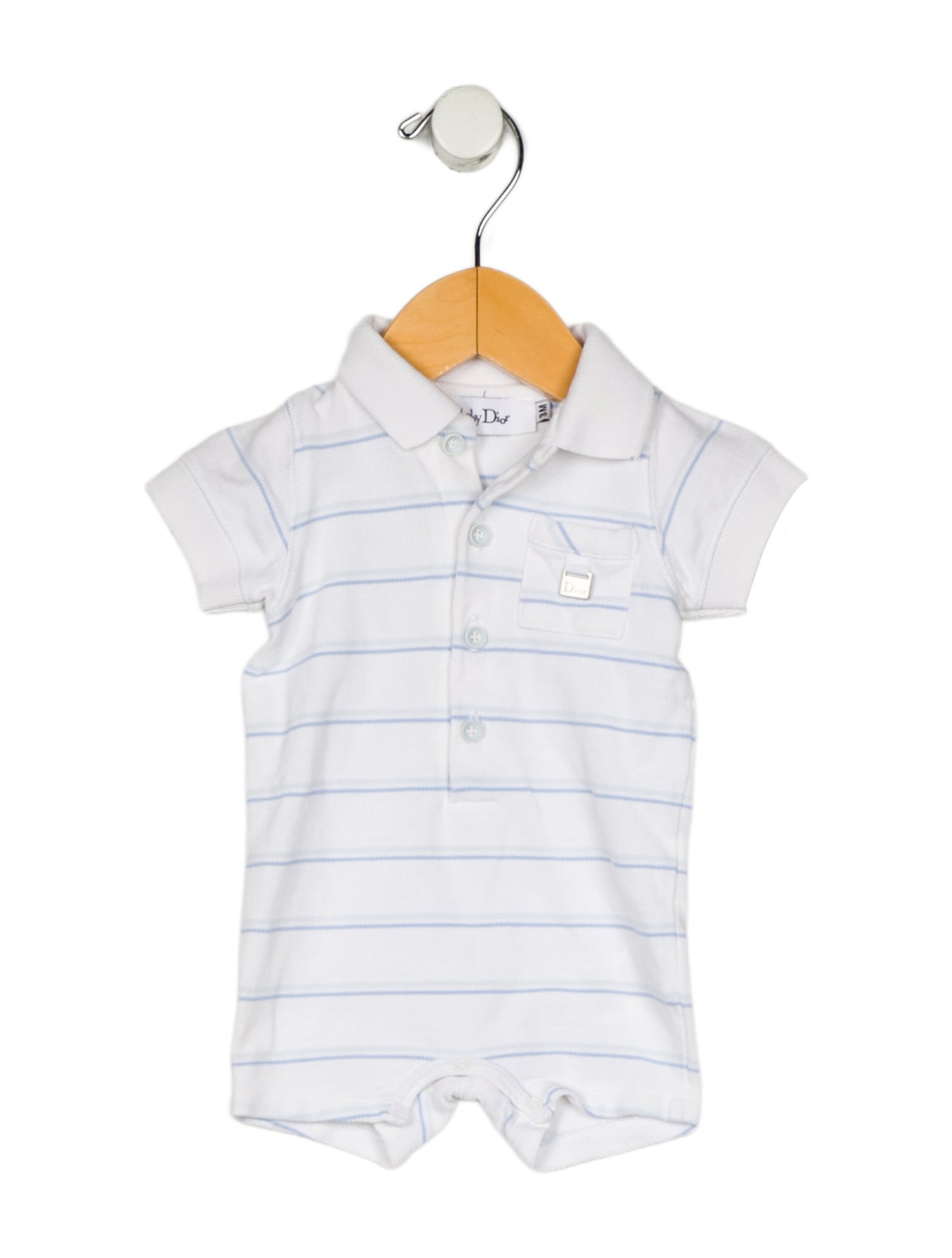 Baby Dior Infant Boys' Short Sleeve Polo Onesie