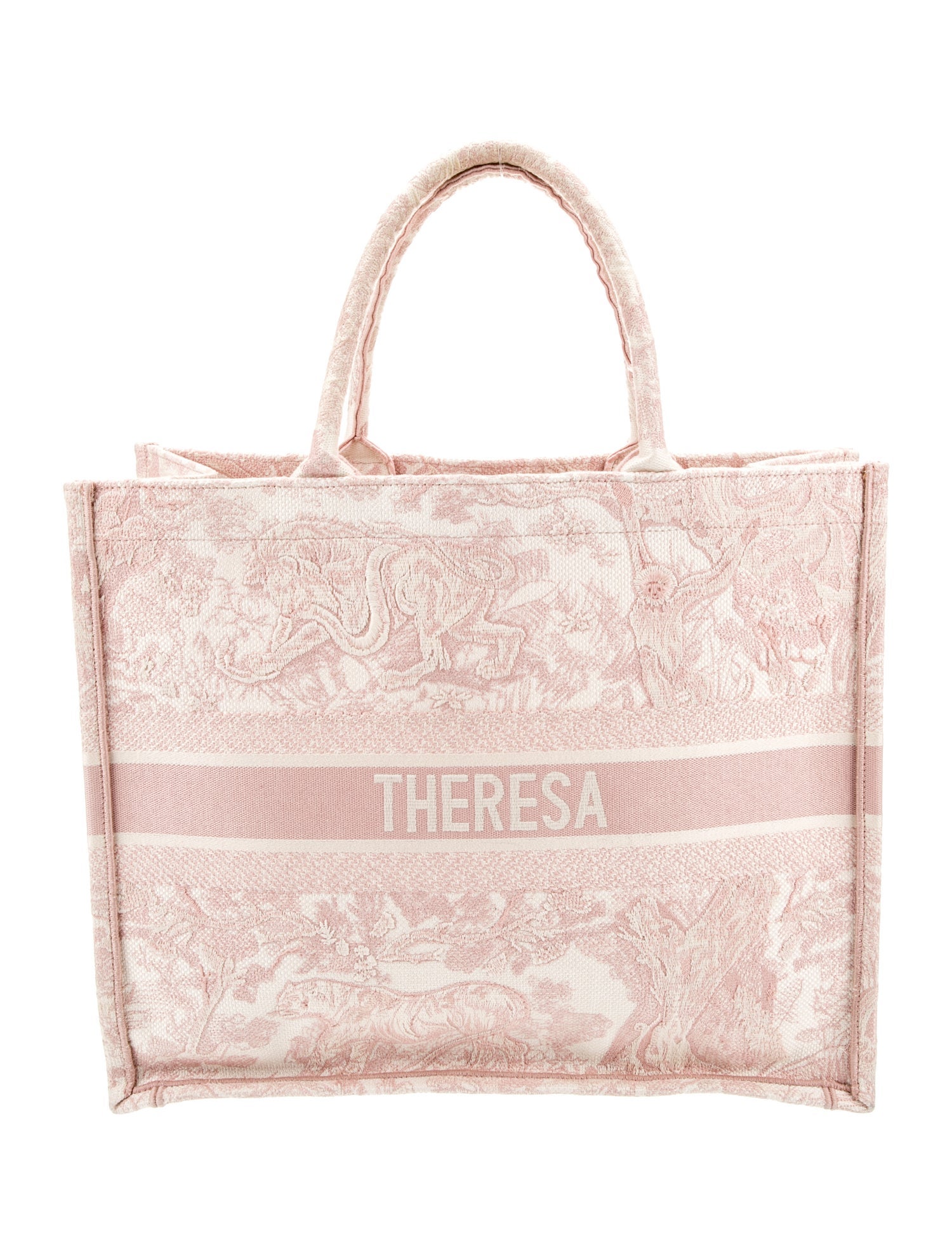 Christian Dior Toile de Jouy Book Large - Pink Totes, Handbags