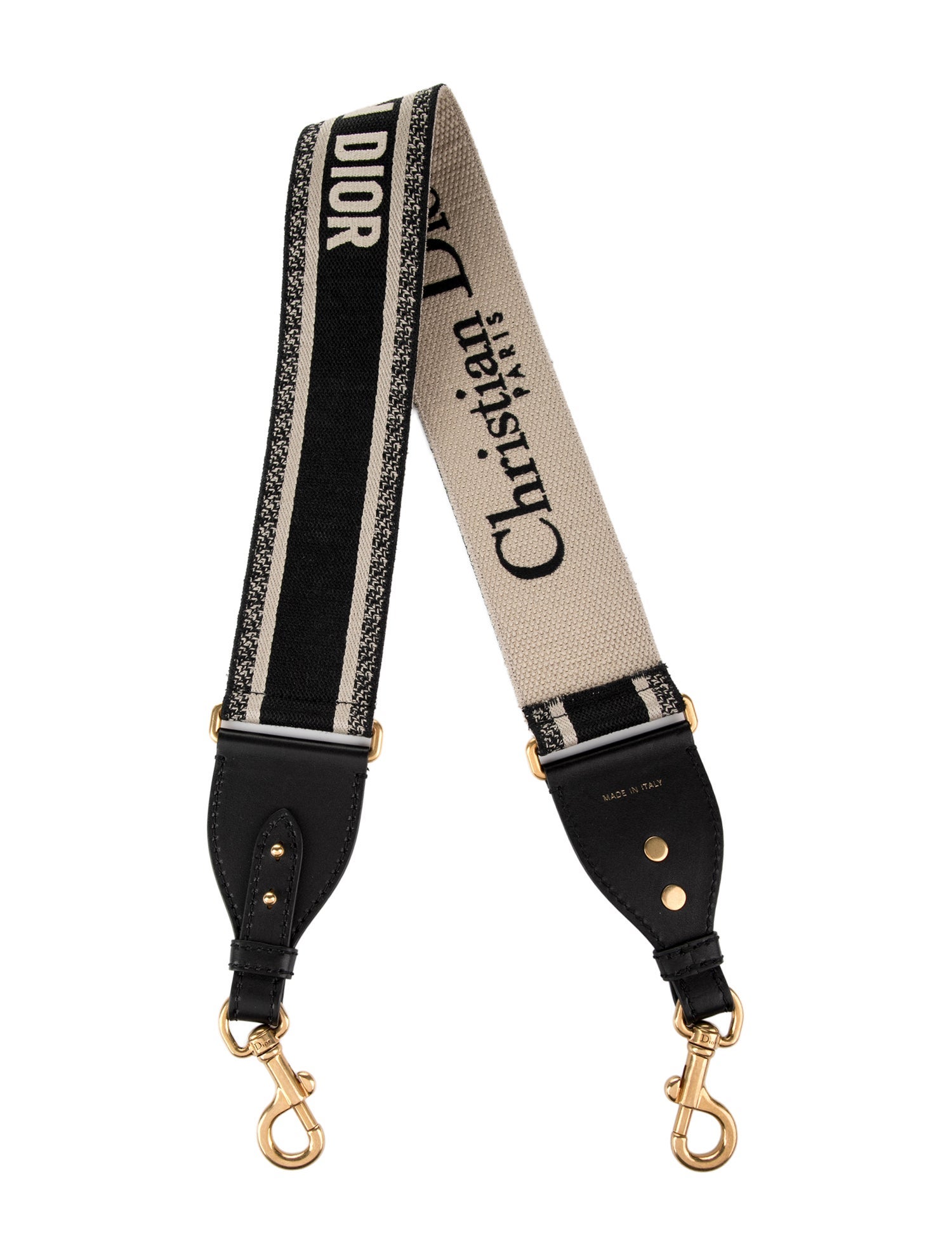 Christian Dior Leather-Trimmed Bag Strap