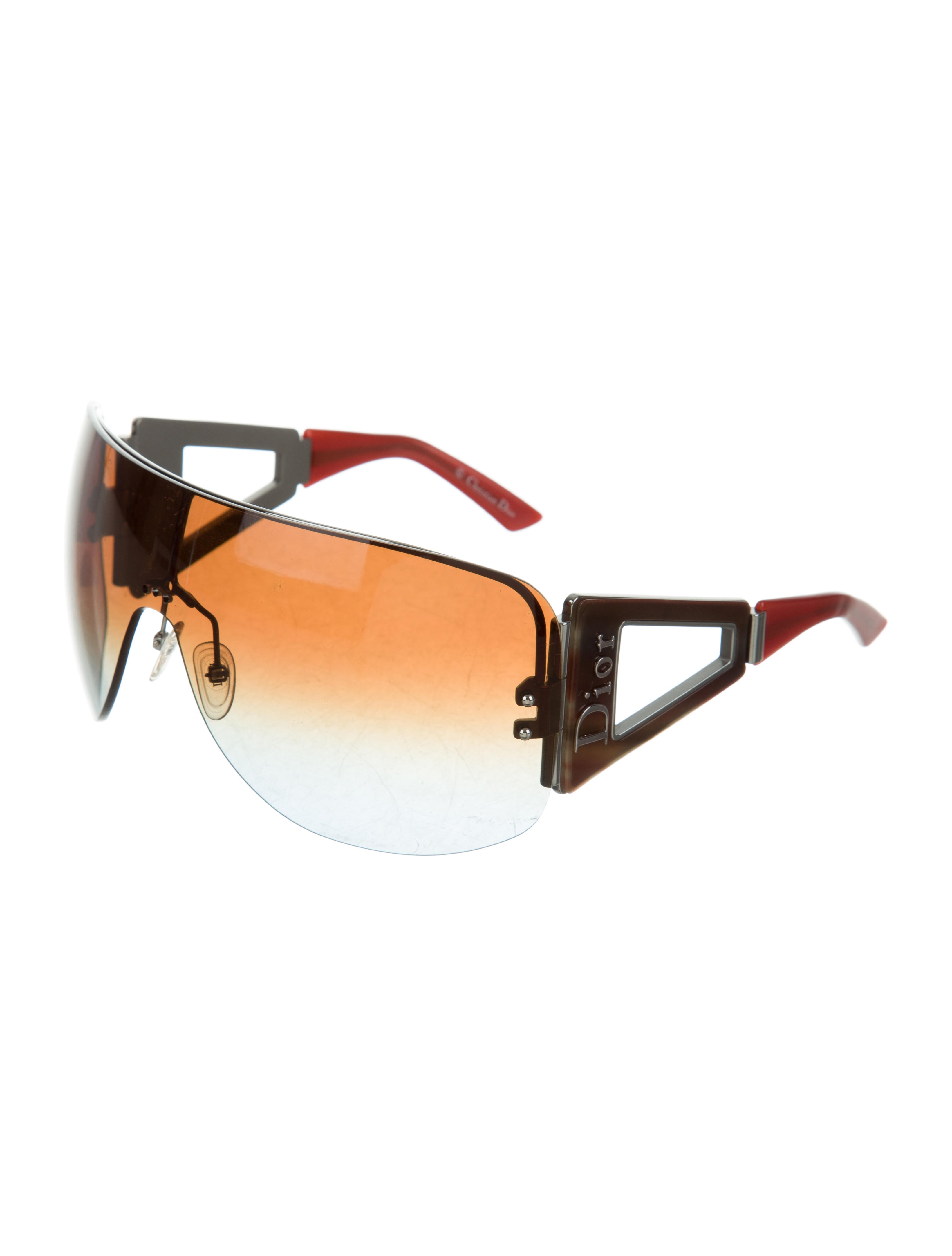 Christian Dior Escrime 1 Shield Sunglasses - Brown 