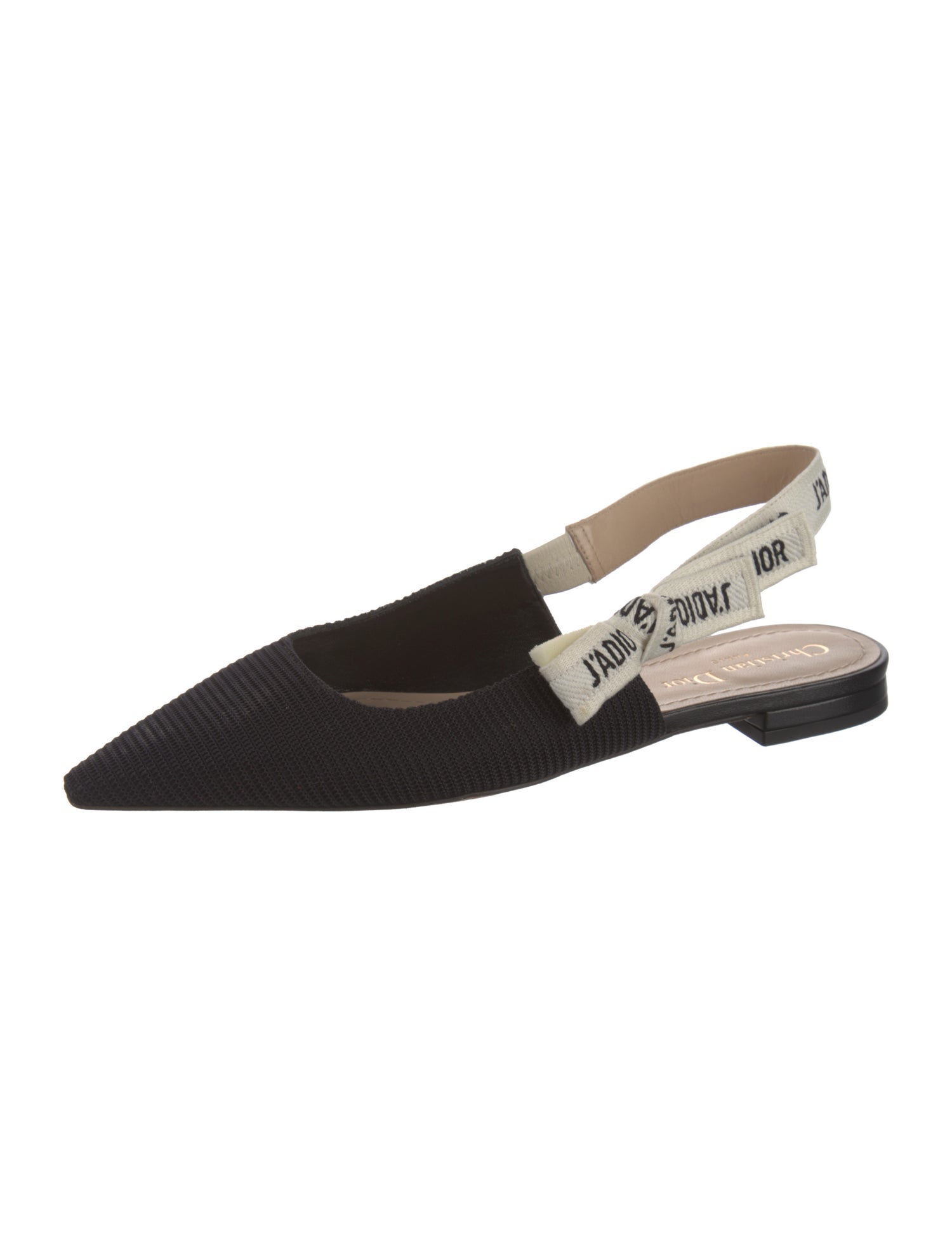 Printed Slingback Flats