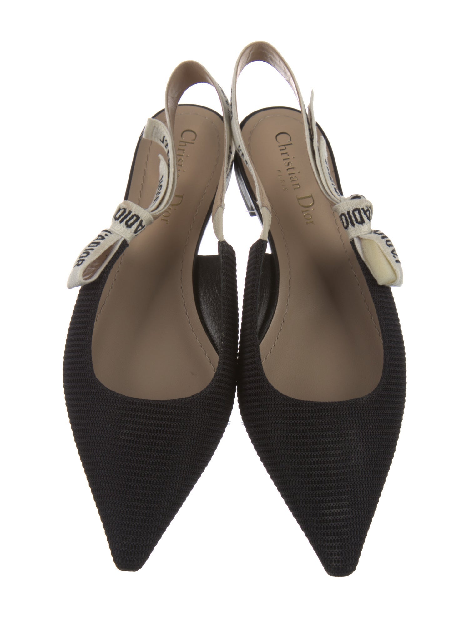 Printed Slingback Flats